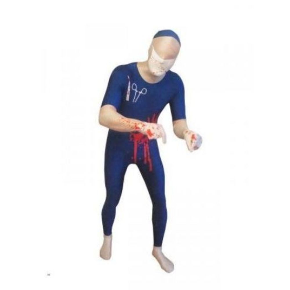 Morphsuits Costumes - Evil Surgeon Navy Blue Size XXL
